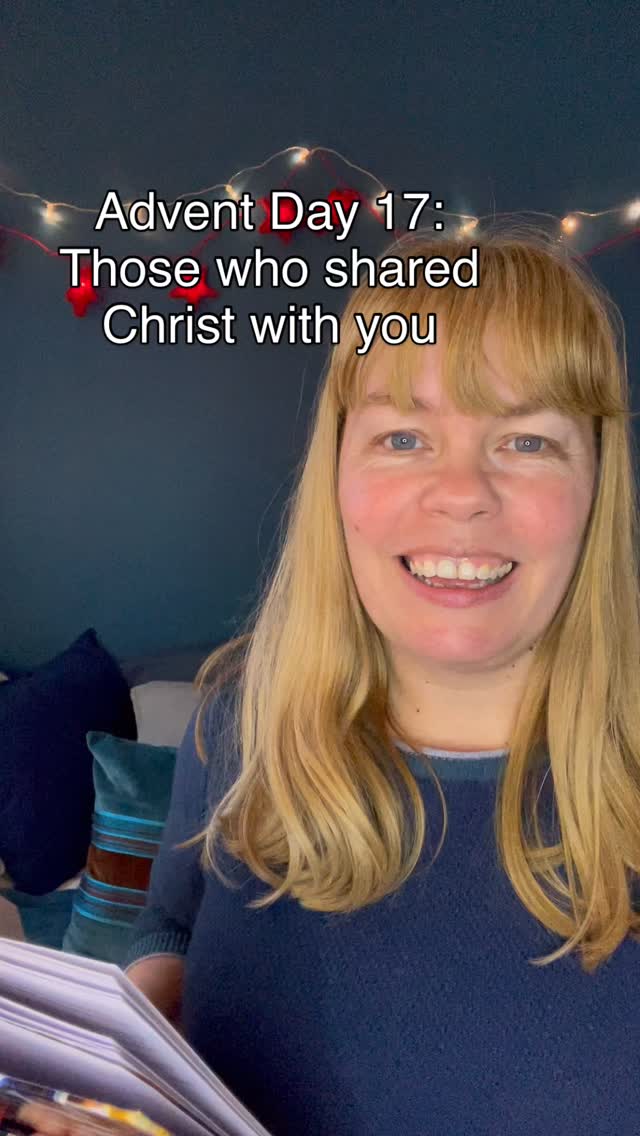 Advent Day 17: Those who shared Christ with you. Our Bible verese are continuing in Luke 2: 17–20. The Shepherds did go and find Jesus with Mary and Joseph just as the Angel said. They were so happy that they then shared the news with everyone they met. Their joy helped them talk with people they might not have done so, even the day before with. I am so thankful for the Summer Mission team here in my village that shared and showed me the love of Jesus over 30 years ago. I recently heard a testimony from a guy who didn’t know why his mate had taken so long to tell him about Jesus and how amazing God is. Great persepctive to have - some friends don’t know why we keep thee best news ever from them. Perhaps we need to iniciate conversations with our friends to ask if they would like to know more about Jesus and our faith in Him - they might surprise us and say Yes. share how you get on and I’ll pray for us all today to have so much joy we can’t keep from sharing it with others. See you tomorrow. #advent2025 #jesus #thankfuljourneythroughdecember